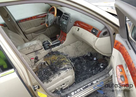 2003 Lexus Ls 430 из США, поврежденный, VIN JTHBN30F030120075